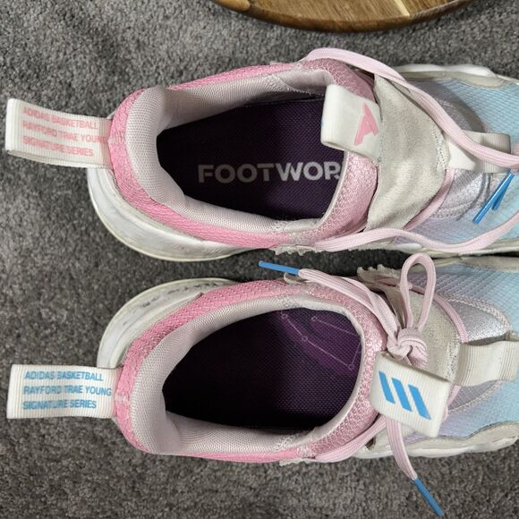 Adidas Trae Young 1 Icee Mens Size 9.5 Cotton Candy Blue Pink Basketball Shoes main image 5